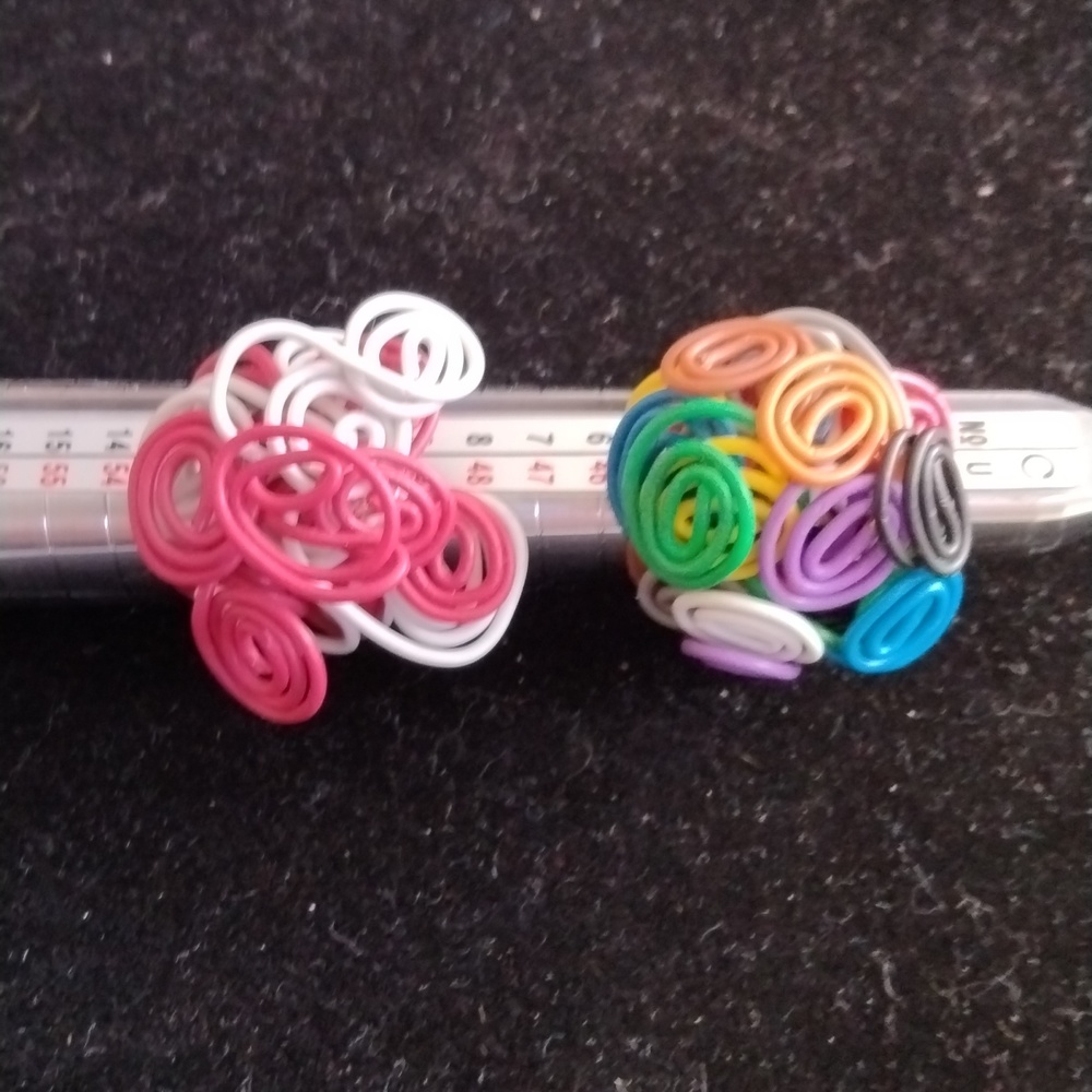 set of Handmade vintage fun Bohemian rings